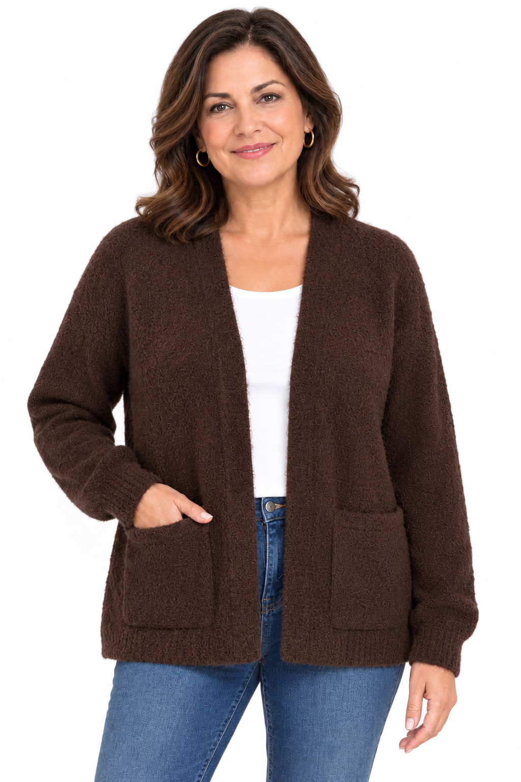 Zoey Cardigan Chocolate