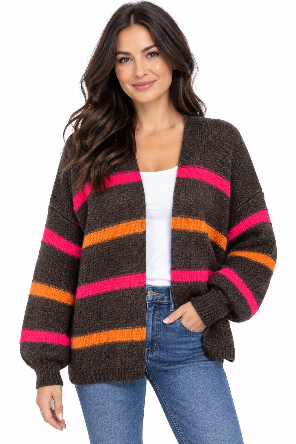Dani Cardigan Brown