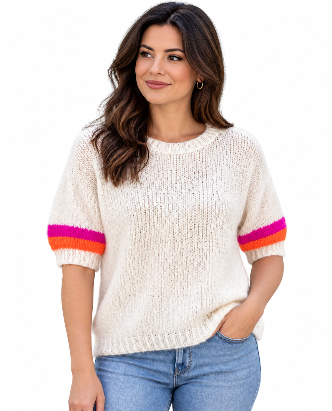 Daisy Jumper White