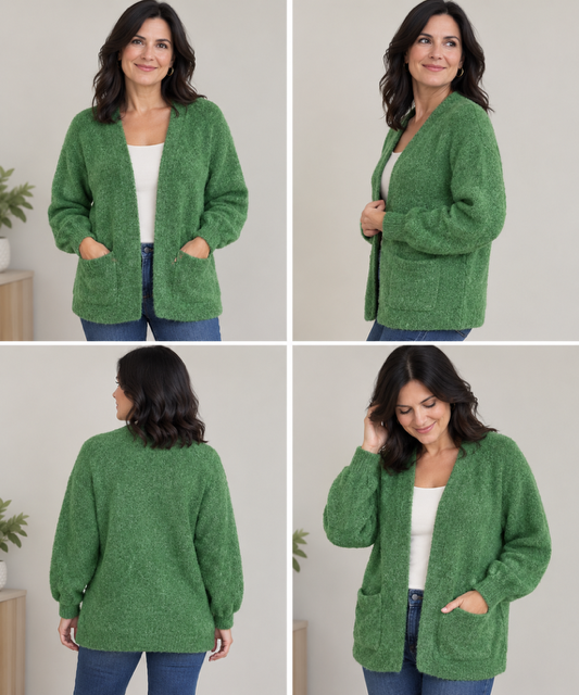 Zoey Cardigan Emerald
