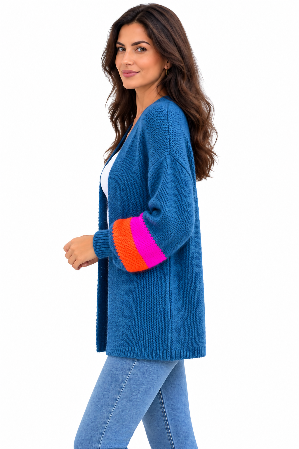Daisy Cardigan Blue
