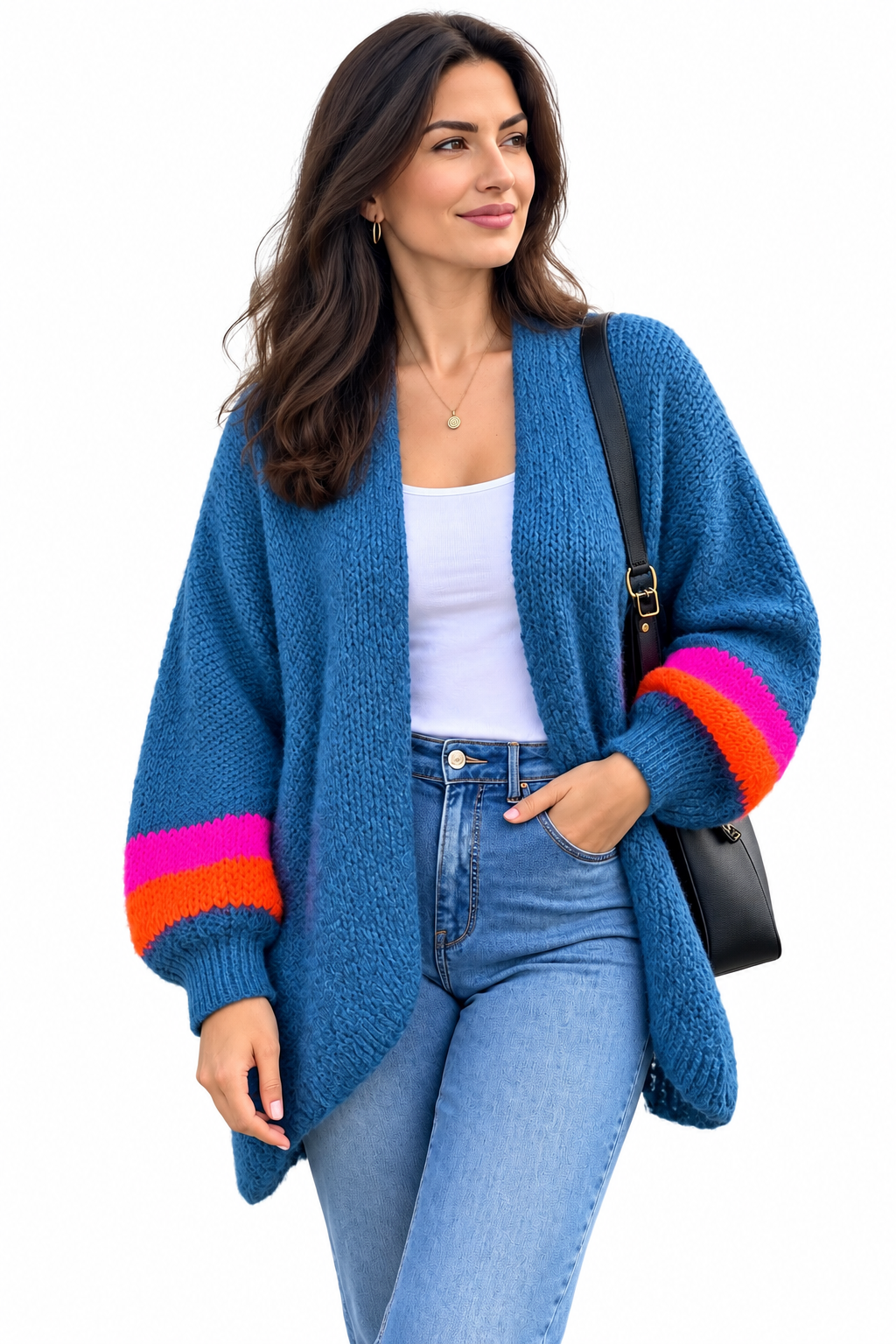 Daisy Cardigan Blue
