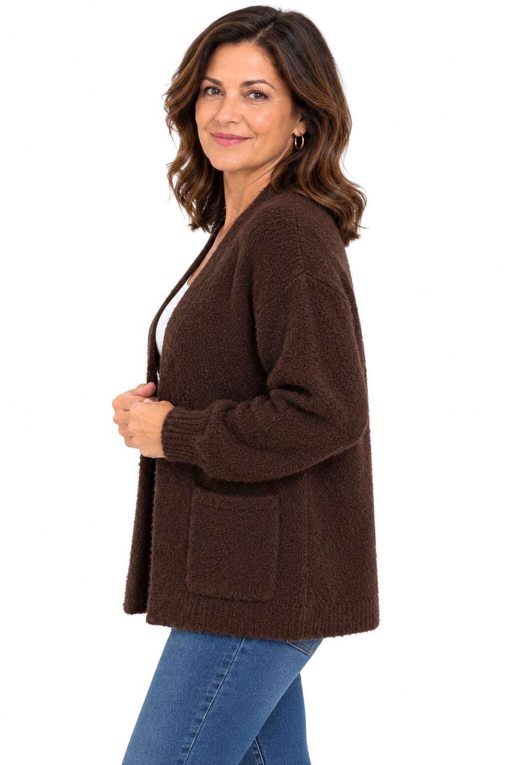 Zoey Cardigan Chocolate