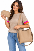 Harriet Hobo Bag Beige