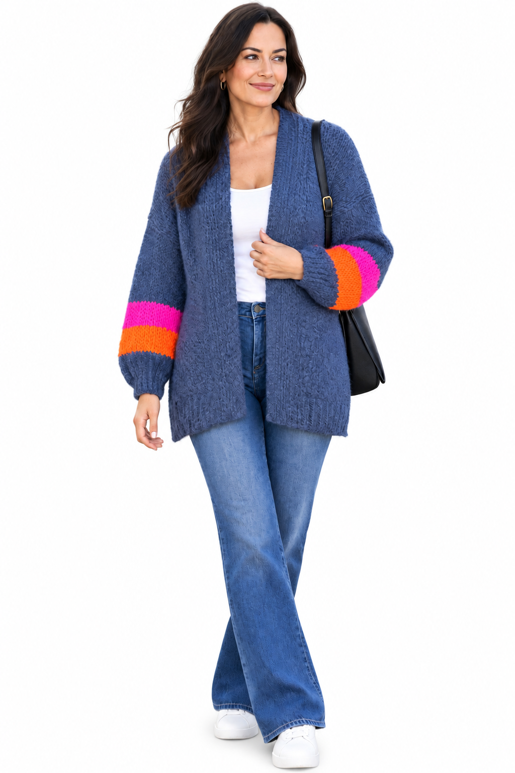 Daisy Cardigan Navy