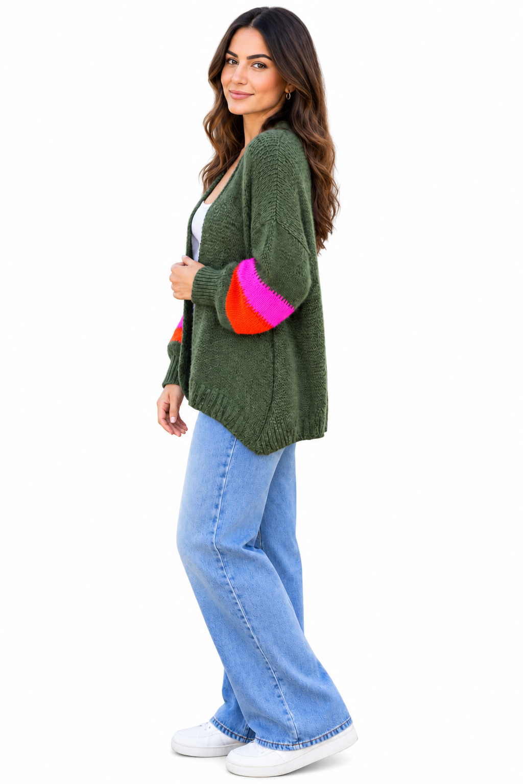 Daisy Cardigan Khaki